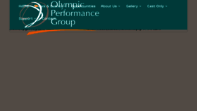 What Olympicperformancegroup.org website looked like in 2018 (5 years ago)