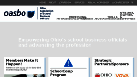 What Oasbo-ohio.org website looked like in 2018 (5 years ago)