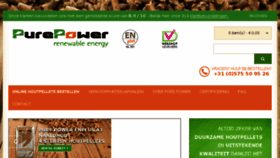 What Onlinehoutpellets.nl website looked like in 2018 (7 years ago)