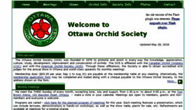 What Ottawaorchidsociety.com website looked like in 2018 (5 years ago)