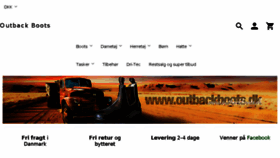 What Outbackboots.dk website looked like in 2018 (5 years ago)