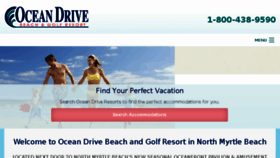 What Oceandriveresort.com website looked like in 2018 (5 years ago)