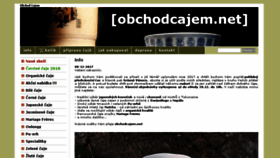 What Obchodcajem.net website looked like in 2018 (5 years ago)