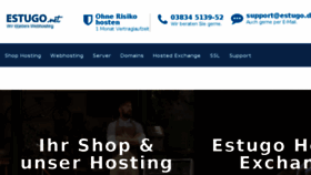 What Onlineshophosting.de website looked like in 2018 (5 years ago)