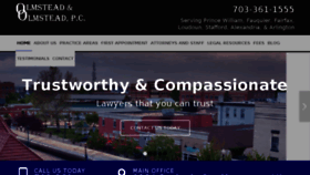 What Olmsteadlawyers.com website looked like in 2018 (5 years ago)