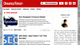 What Onuncutorun.com website looked like in 2018 (5 years ago)