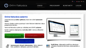 What Onlinefakturacia.sk website looked like in 2018 (5 years ago)