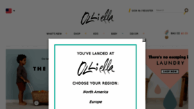 What Olliella.com website looked like in 2018 (5 years ago)
