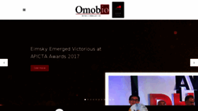 What Omobio.net website looked like in 2018 (5 years ago)