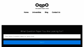 What Oqpo.in website looked like in 2018 (5 years ago)