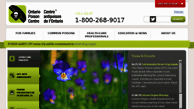 What Ontariopoisoncentre.ca website looked like in 2018 (5 years ago)
