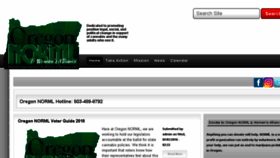 What Ornorml.org website looked like in 2018 (5 years ago)