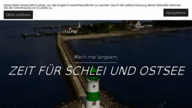 What Ostseefjordschlei.de website looked like in 2018 (5 years ago)