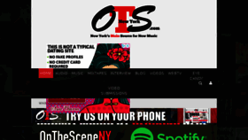What Onthesceneny.com website looked like in 2018 (5 years ago)