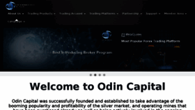 What Odincapital.com website looked like in 2018 (5 years ago)