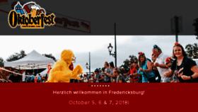 What Oktoberfestinfbg.com website looked like in 2018 (5 years ago)