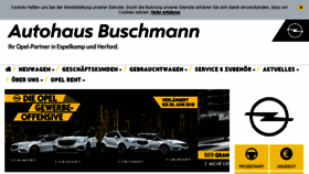 What Opel-buschmann-espelkamp.de website looked like in 2018 (5 years ago)