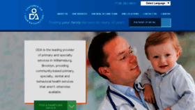 What Odahealth.org website looked like in 2018 (5 years ago)