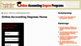 What Online-accounting-degrees.net website looked like in 2018 (5 years ago)