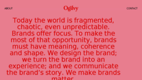 What Ogilvydo.com website looked like in 2018 (5 years ago)