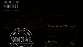 What Opsocialtapandgrille.com website looked like in 2018 (5 years ago)