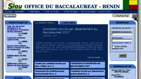 What Officedubacbenin.bj website looked like in 2018 (5 years ago)