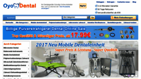 What Oyodental.de website looked like in 2018 (5 years ago)