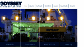 What Odysseymarine.com website looked like in 2018 (5 years ago)