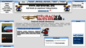 What Obrenovac.biz website looked like in 2018 (5 years ago)