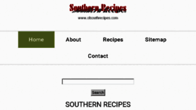 What Olsouthrecipes.com website looked like in 2018 (5 years ago)