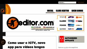 What Oeditor.com website looked like in 2018 (5 years ago)