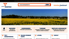 What Oosterhout.nl website looked like in 2018 (5 years ago)