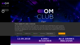 What Omclub.de website looked like in 2018 (5 years ago)