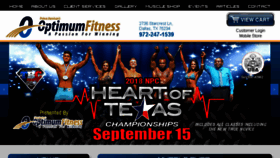 What Optimumfitness.com website looked like in 2018 (5 years ago)