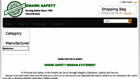 What Omarksafety.com website looked like in 2018 (5 years ago)