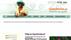 What Ogrodniczka.pl website looked like in 2018 (5 years ago)