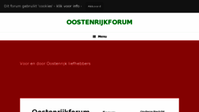 What Oostenrijkforum.nl website looked like in 2018 (5 years ago)