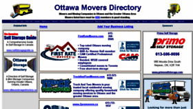 What Ottawamoversdirectory.ca website looked like in 2018 (5 years ago)