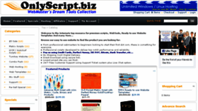 What Onlyscript.biz website looked like in 2018 (5 years ago)