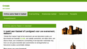 What Ontdekeenkasteel.nl website looked like in 2018 (7 years ago)