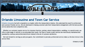 What Orlandolxlimo.com website looked like in 2018 (5 years ago)