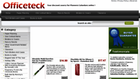 What Officeteck.com website looked like in 2018 (5 years ago)