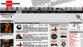 What Onlinesportmanagers.com website looked like in 2018 (5 years ago)