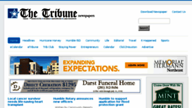 What Ourtribune.com website looked like in 2018 (5 years ago)