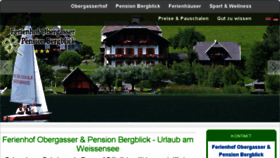 What Obergasser.at website looked like in 2018 (5 years ago)