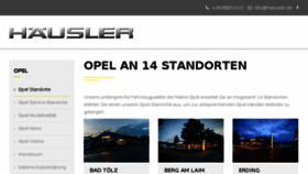 What Opelhaeusler.de website looked like in 2018 (5 years ago)