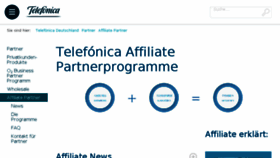 What O2affiliates.de website looked like in 2018 (5 years ago)