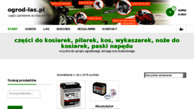 What Ogrod-las.pl website looked like in 2018 (5 years ago)