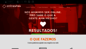 What Onlinesites.com.br website looked like in 2018 (5 years ago)