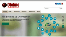 What Otekno.com website looked like in 2018 (5 years ago)